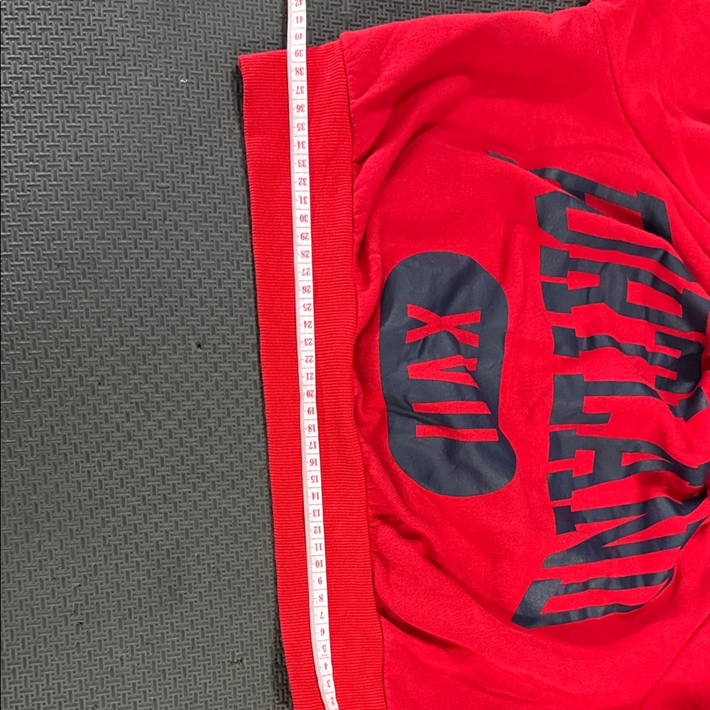 Garage Red Off-Shoulder Crop Top - Picture 4 of 9